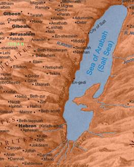 A map of the sea of galilee

Description automatically generated