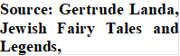 Source: Gertrude Landa, Jewish Fairy Tales and Legends, 