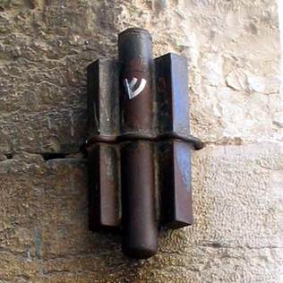 Mezuzah on Jaffa Gate